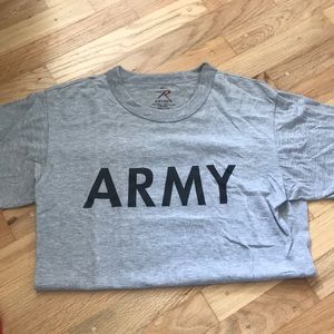 US ARMY gray tee